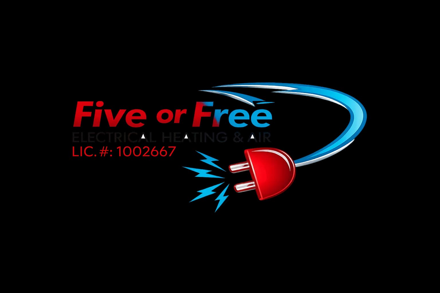 Five or Free Electrical Heating and Air Solutions logo